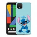 Дизайнерский пластиковый чехол для Google Pixel 4 Лило и Стич