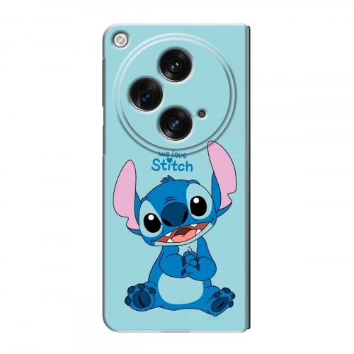 Дизайнерский пластиковый чехол для OPPO Find N3 Лило и Стич