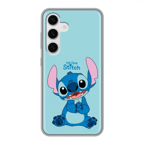 Дизайнерский силиконовый чехол для Samsung Galaxy S24 Лило и Стич
