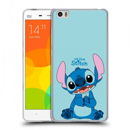 Дизайнерский пластиковый чехол для Xiaomi Mi Note Лило и Стич