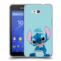 Дизайнерский пластиковый чехол для Sony Xperia E4g Лило и Стич