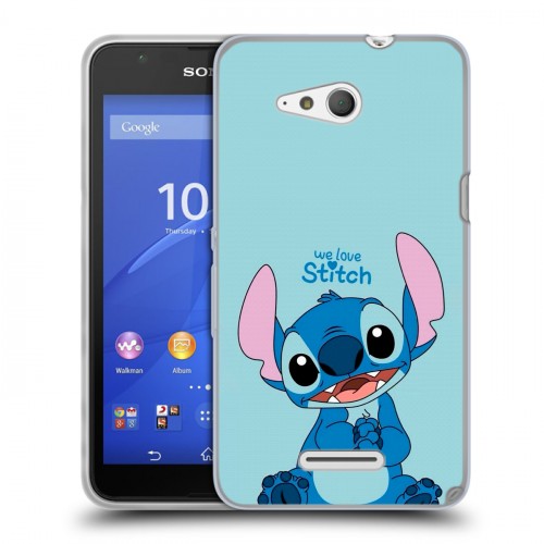 Дизайнерский пластиковый чехол для Sony Xperia E4g Лило и Стич