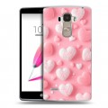Дизайнерский пластиковый чехол для LG G4 Stylus Сердечки