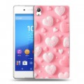 Дизайнерский пластиковый чехол для Sony Xperia Z3+ Сердечки