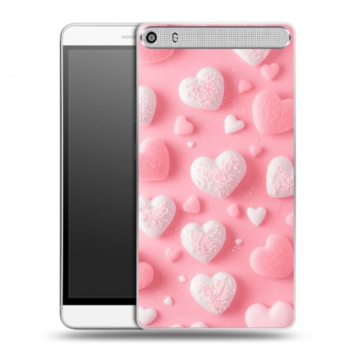 Дизайнерский пластиковый чехол для Lenovo Phab Plus Сердечки