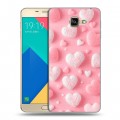 Дизайнерский силиконовый чехол для Samsung Galaxy A9 Сердечки