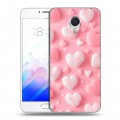 Дизайнерский пластиковый чехол для Meizu M3E Сердечки