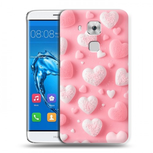 Дизайнерский пластиковый чехол для Huawei Nova Plus Сердечки