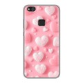 Дизайнерский силиконовый чехол для Huawei P10 Lite Сердечки