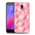 Дизайнерский пластиковый чехол для Meizu M6 Сердечки