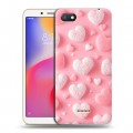 Дизайнерский пластиковый чехол для Xiaomi RedMi 6A Сердечки