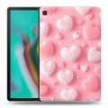Дизайнерский силиконовый чехол для Samsung Galaxy Tab S5e Сердечки