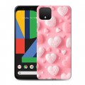 Дизайнерский пластиковый чехол для Google Pixel 4 Сердечки