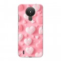 Дизайнерский силиконовый чехол для Nokia 1.4 Сердечки