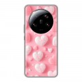 Дизайнерский силиконовый чехол для Xiaomi 13 Ultra Сердечки