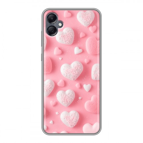 Дизайнерский силиконовый чехол для Samsung Galaxy A05 Сердечки