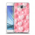 Дизайнерский пластиковый чехол для Samsung Galaxy A5 Сердечки