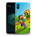 Дизайнерский силиконовый чехол для Xiaomi Mi A2 Майнкрафт Minecraft