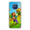 Дизайнерский силиконовый чехол для Huawei Nova 8i Майнкрафт Minecraft