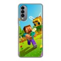 Дизайнерский силиконовый чехол для Wiko T50 Майнкрафт Minecraft