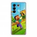 Дизайнерский силиконовый чехол для Vivo V27 Майнкрафт Minecraft