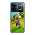 Дизайнерский силиконовый чехол для Realme GT3 Майнкрафт Minecraft