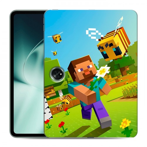 Дизайнерский силиконовый чехол для OnePlus Pad Майнкрафт Minecraft