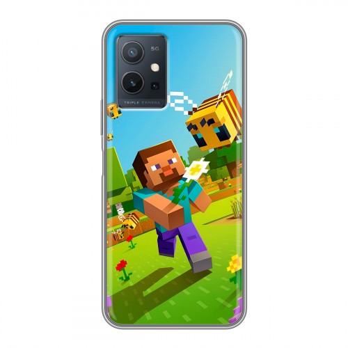 Дизайнерский силиконовый чехол для Vivo Y55 5G Майнкрафт Minecraft