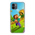 Дизайнерский силиконовый чехол для Xiaomi Redmi A2 Майнкрафт Minecraft