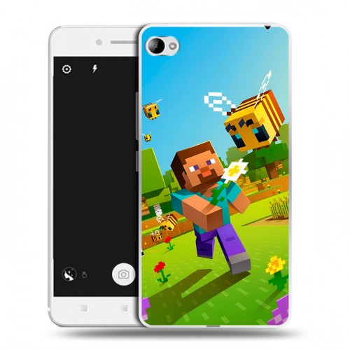 Дизайнерский пластиковый чехол для Lenovo S90 Майнкрафт Minecraft