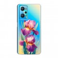 Полупрозрачный дизайнерский силиконовый чехол для Realme GT Neo 2 Цветы орхидеи