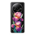 Полупрозрачный дизайнерский пластиковый чехол для Xiaomi RedMi A3 Цветы орхидеи