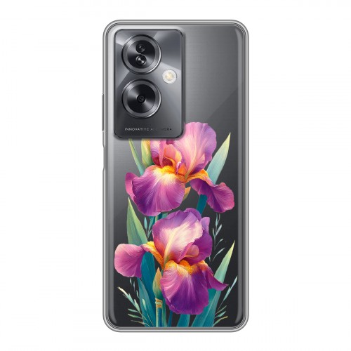 Полупрозрачный дизайнерский пластиковый чехол для OnePlus Nord N30 SE 5G Цветы орхидеи