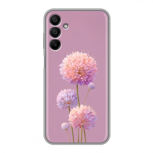 Полупрозрачный дизайнерский пластиковый чехол для Samsung Galaxy A15 Цветы