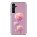 Полупрозрачный дизайнерский пластиковый чехол для Samsung Galaxy A35 Цветы