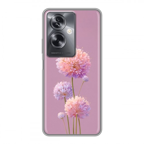 Полупрозрачный дизайнерский пластиковый чехол для OnePlus Nord N30 SE 5G Цветы