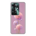 Полупрозрачный дизайнерский пластиковый чехол для Oppo Reno 11F Цветы