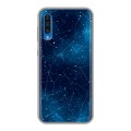 Полупрозрачный дизайнерский пластиковый чехол для Samsung Galaxy A50 Космос звезды