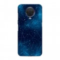 Полупрозрачный дизайнерский силиконовый чехол для Nokia G20 Космос звезды