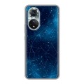 Полупрозрачный дизайнерский силиконовый чехол для Huawei Honor 50 Космос звезды