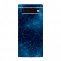 Полупрозрачный дизайнерский силиконовый чехол для Google Pixel 6 Космос звезды