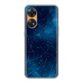 Полупрозрачный дизайнерский пластиковый чехол для OPPO Reno8 T Космос звезды