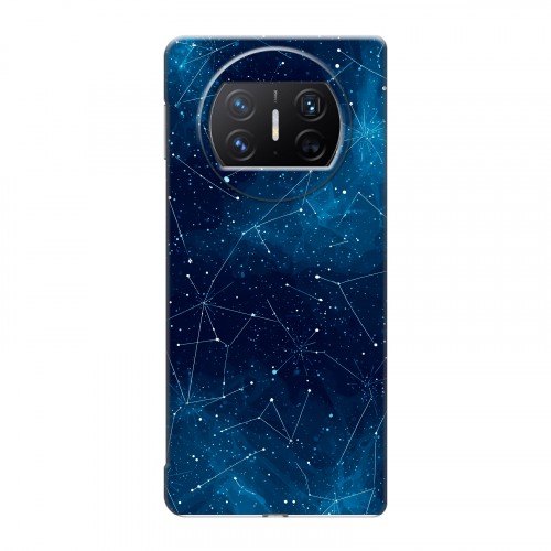 Полупрозрачный дизайнерский пластиковый чехол для Huawei Mate X3 Космос звезды