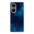 Полупрозрачный дизайнерский пластиковый чехол для Huawei Nova 11i Космос звезды