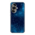 Полупрозрачный дизайнерский силиконовый чехол для Huawei Nova 11 Космос звезды