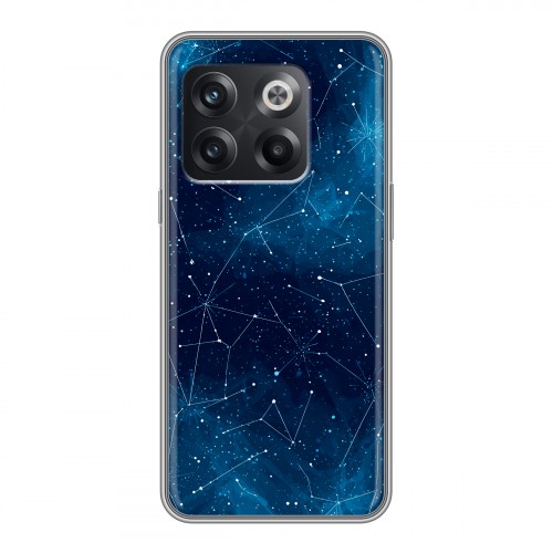 Полупрозрачный дизайнерский пластиковый чехол для OnePlus 10T Космос звезды