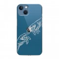 Полупрозрачный дизайнерский силиконовый чехол для Iphone 13 Сотворение мира