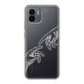 Полупрозрачный дизайнерский силиконовый чехол для Xiaomi Redmi A2 Сотворение мира