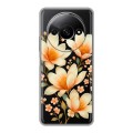 Полупрозрачный дизайнерский пластиковый чехол для Xiaomi RedMi A3 Цветы