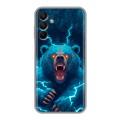 Полупрозрачный дизайнерский пластиковый чехол для Samsung Galaxy A15 Медведь